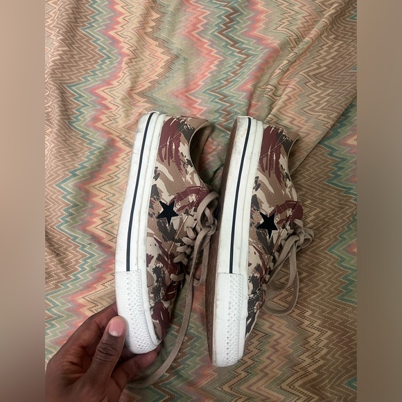 Converse One Star Pro Ox Low Top Brushstroke Camo Mens Size 9 Mens A03679c Used - Picture 6 of 11